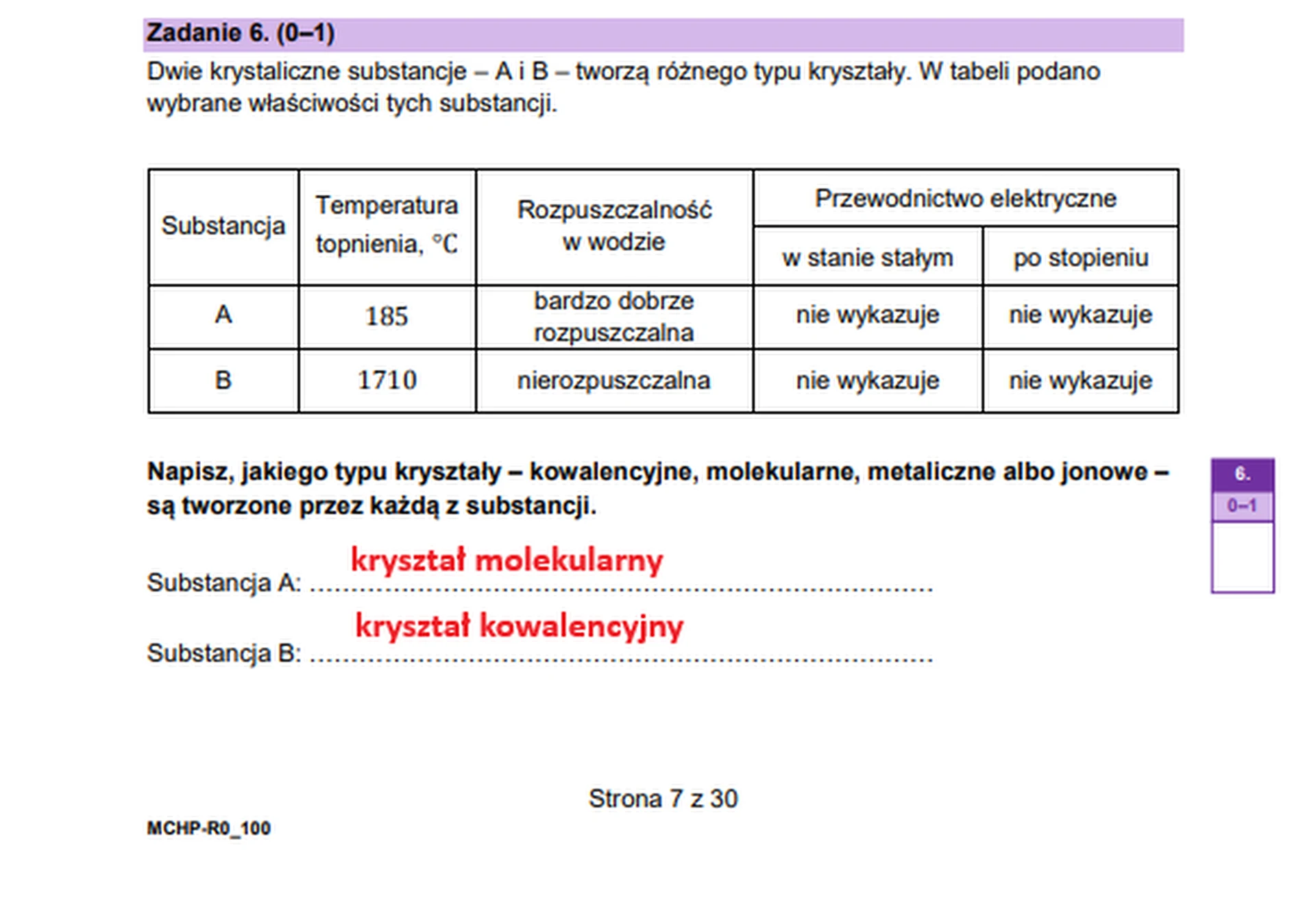 Matura maj 2026. Chemia, poziom rozszerzony – zadanie 6