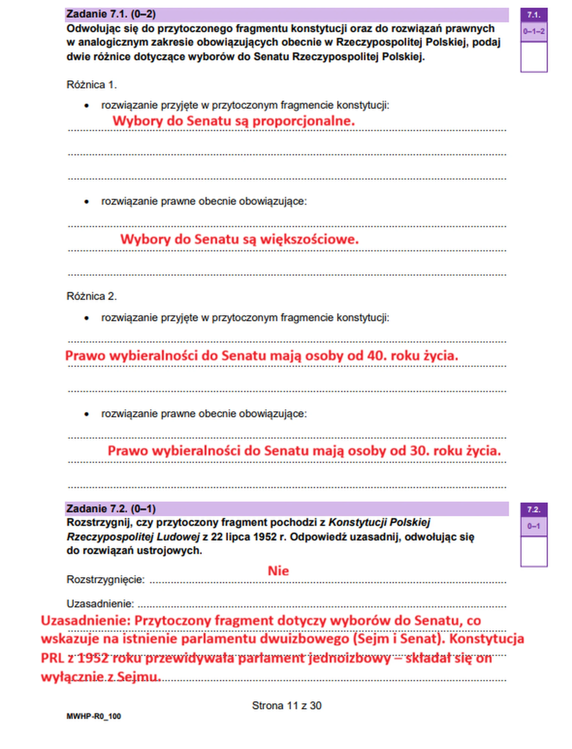 Matura maj 2026. WOS, poziom rozszerzony – zadanie 7
