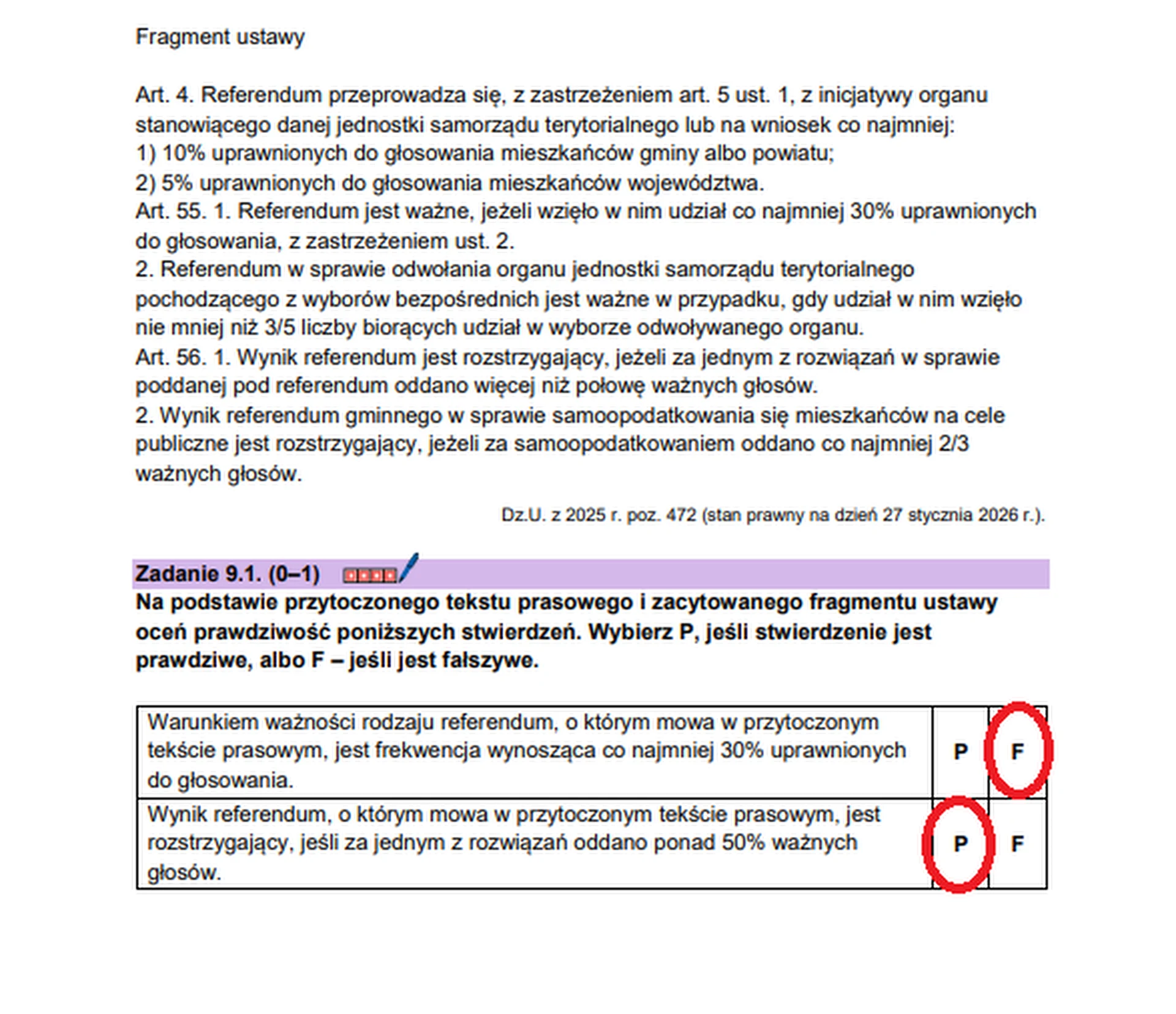 Matura maj 2026. WOS, poziom rozszerzony – zadanie 9