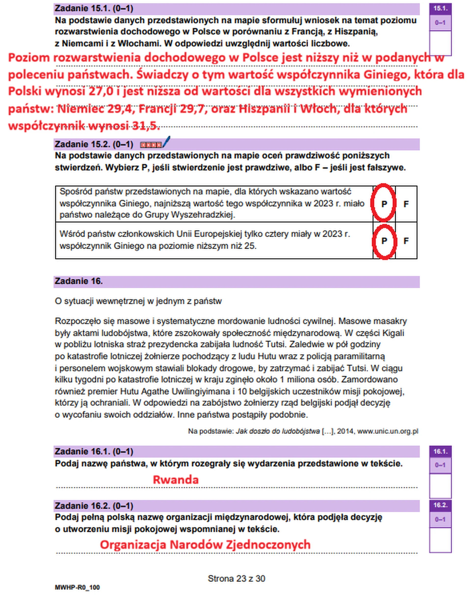 Matura maj 2026. WOS, poziom rozszerzony – zadanie 16