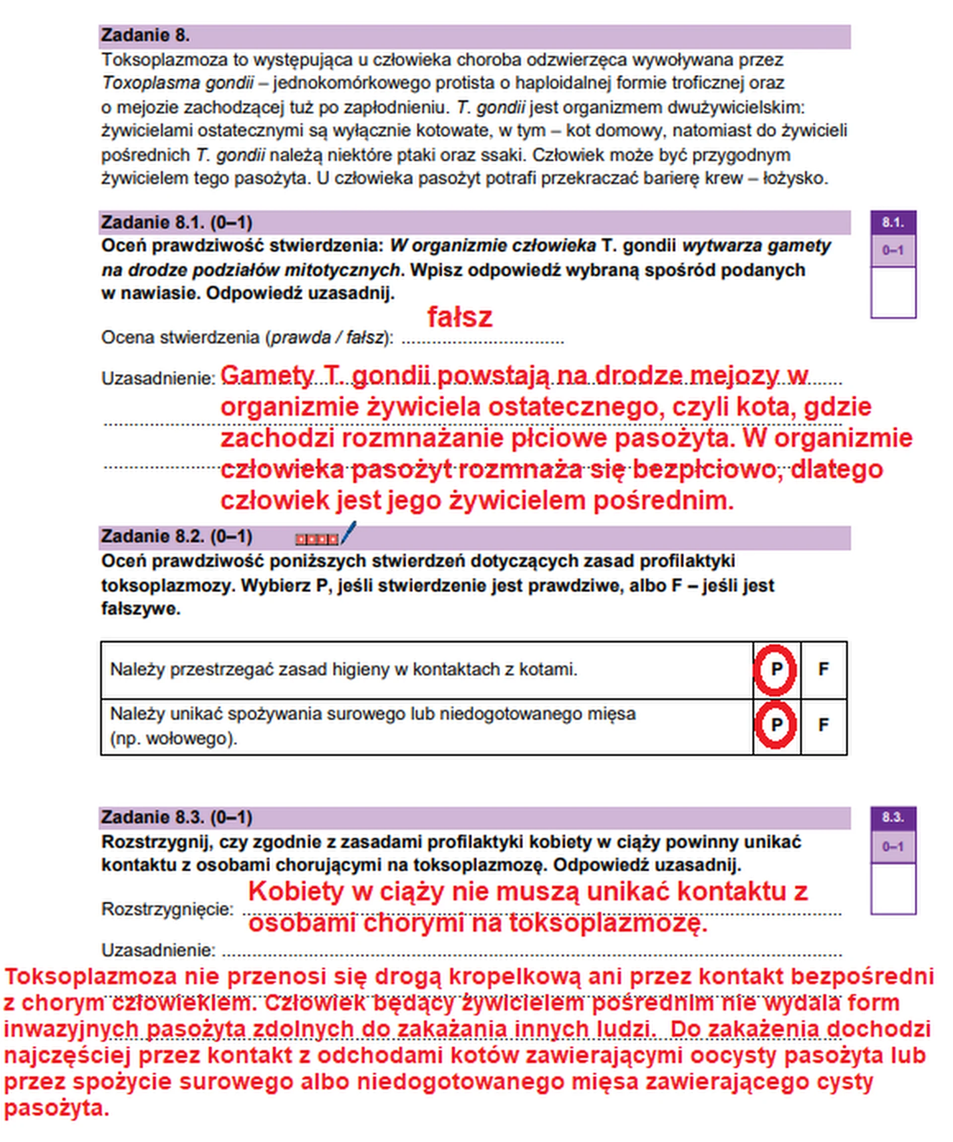 Matura maj 2026. Biologia, poziom rozszerzony – zadanie 8