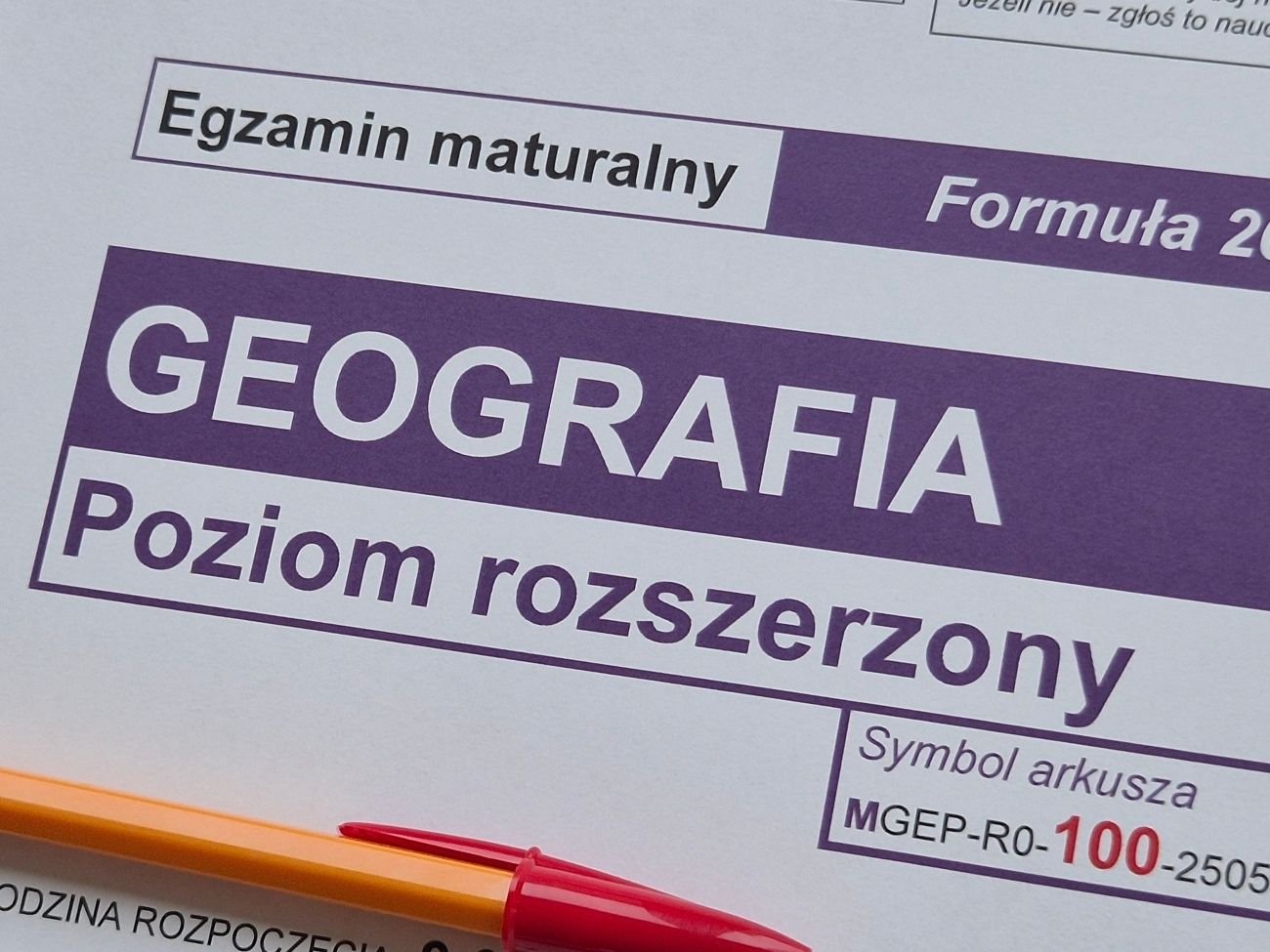 Matura z geografii maj 2026 - poziom rozszerzony