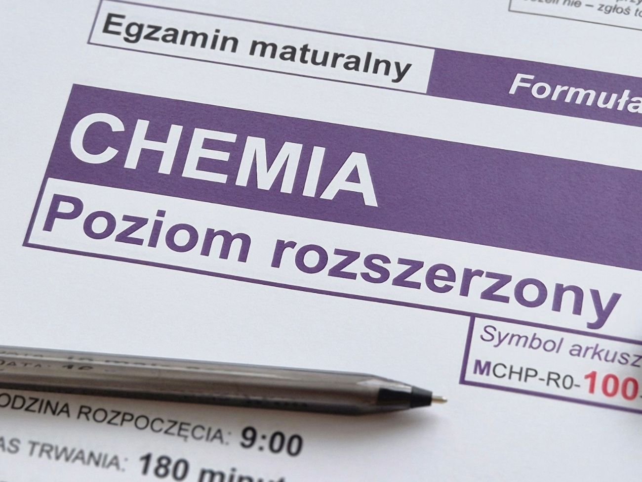 Matura z chemii maj 2026 - poziom rozszerzony